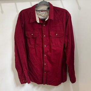 Wrangler Men’s Button Up Shirt